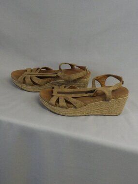 Yellow Box Wedge Sandals